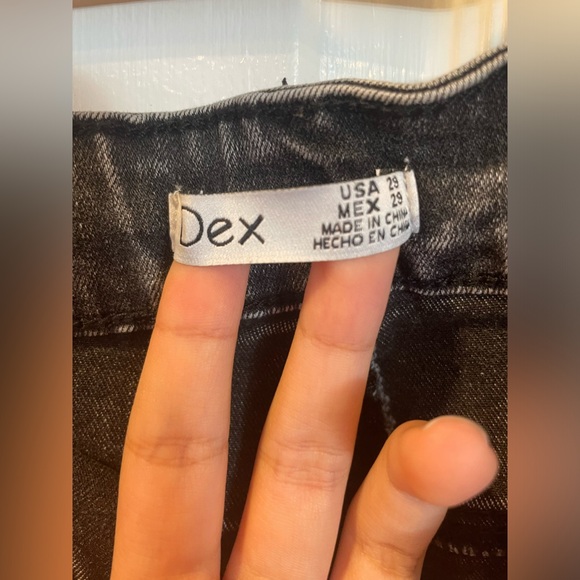 bundle of 1 black and 1 blue dex denim shorts - Picture 3 of 16